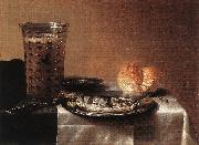 CLAESZ, Pieter Still-life with Herring fg oil painting artist